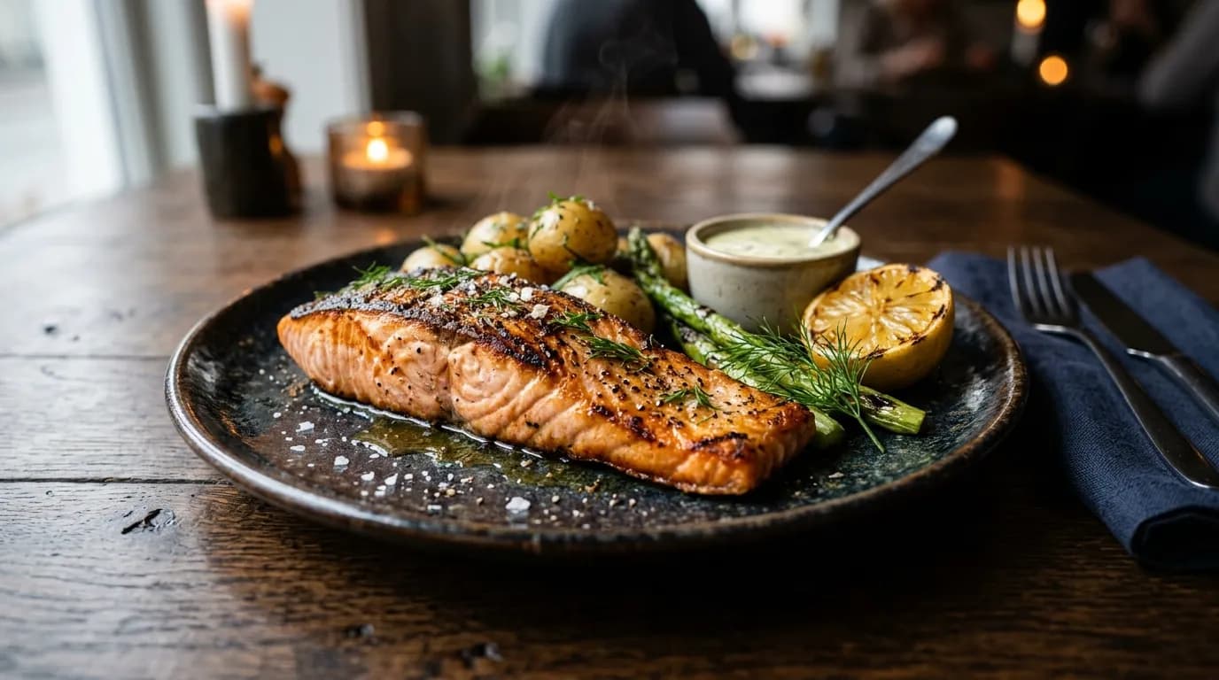 Grilled Atlantic Salmon