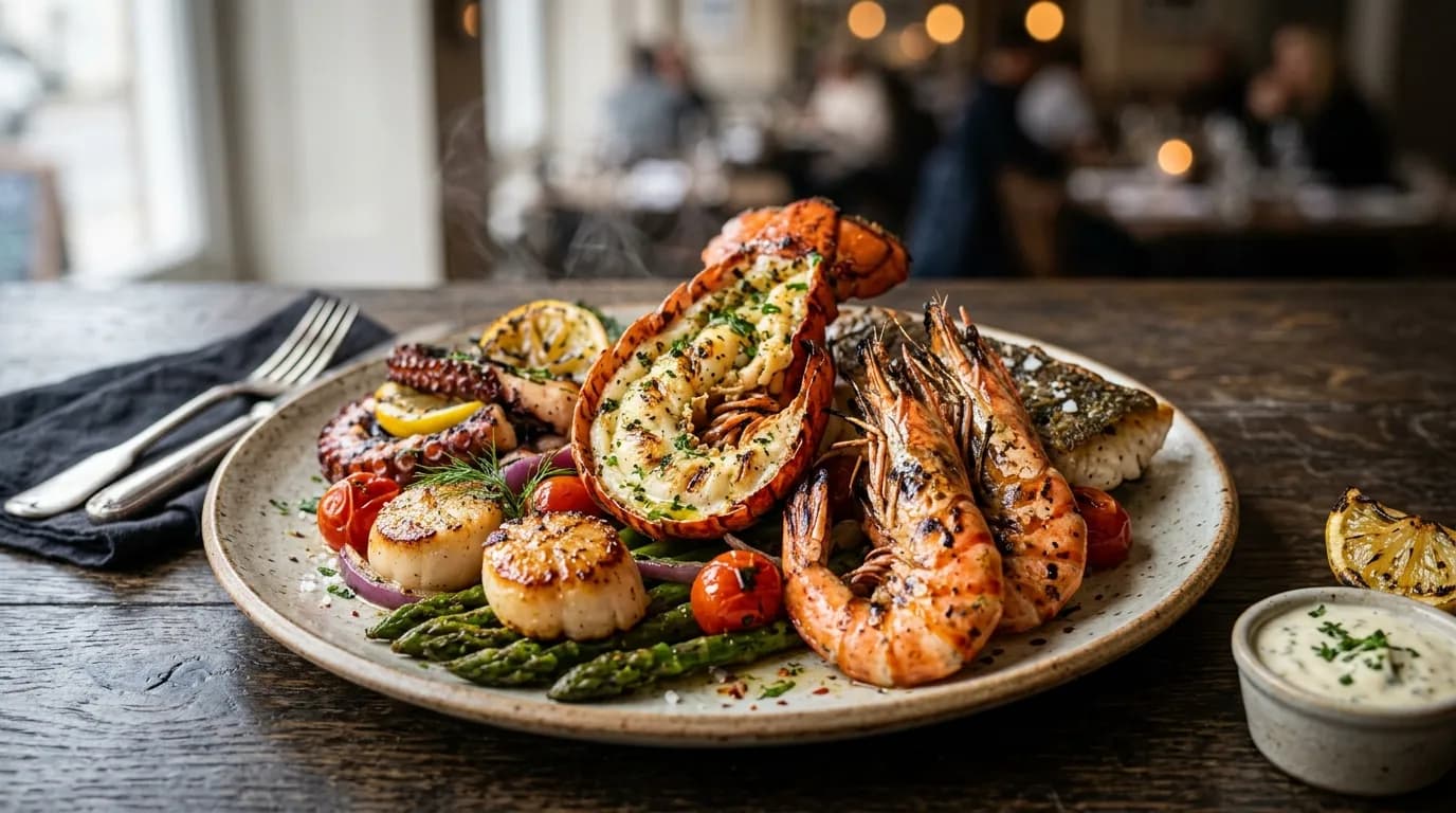 Grilled Seafood Platter