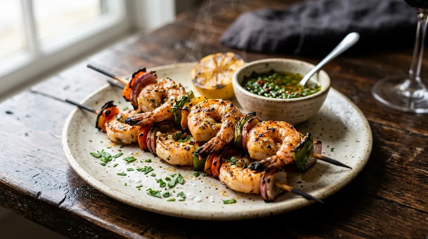 Grilled Shrimp Skewers
